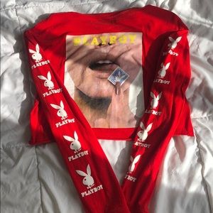 Playboy cropped long sleeve tee